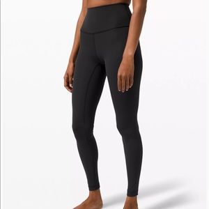 Black Lululemon Wunder Under size 8